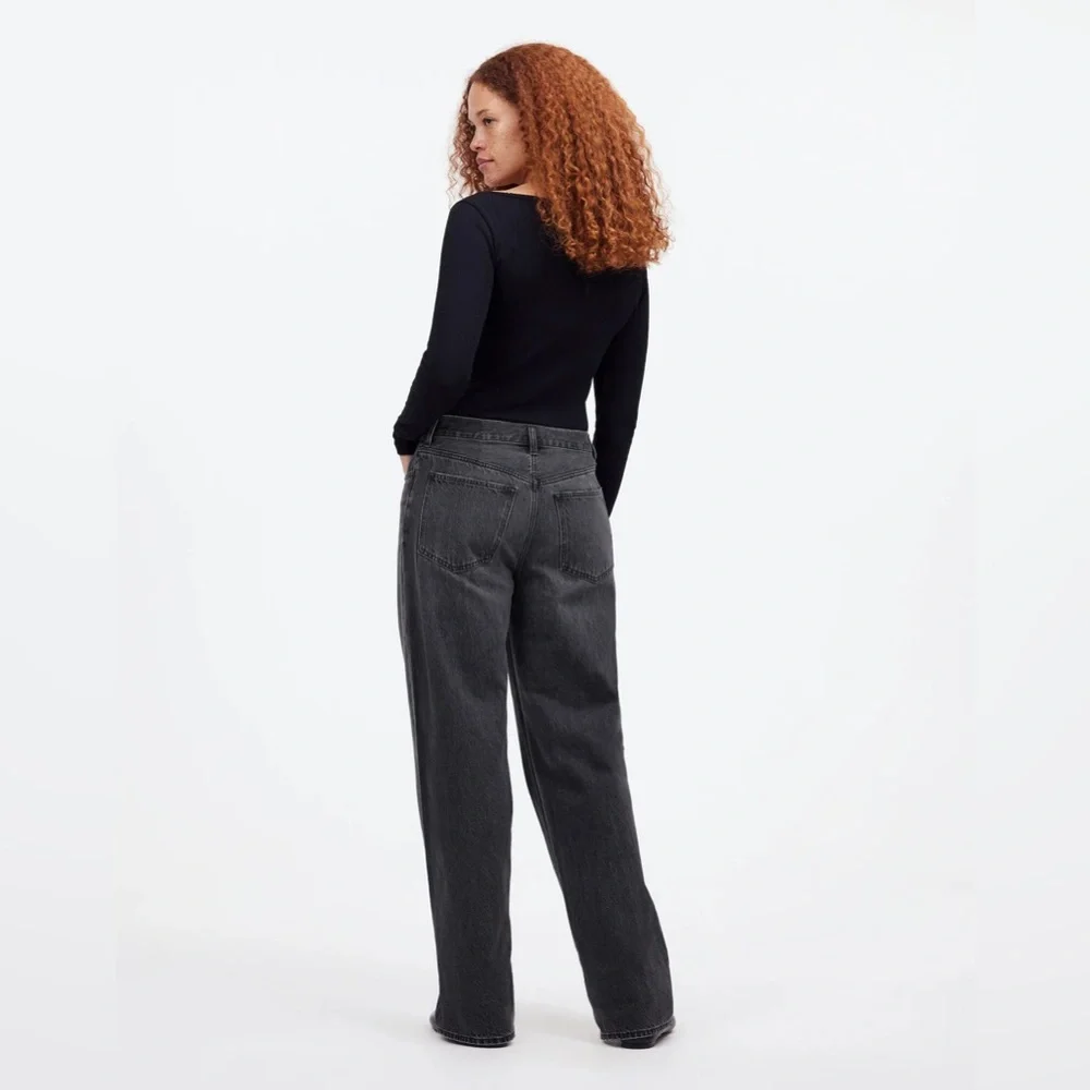 NWT Madewell Low-slung Baggy Jeans Size 28 - Picture 4 of 13